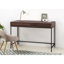 Schreibtisch >Lykke< in Braun - 120x76x50cm (BxHxT)
