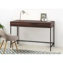 Schreibtisch >Lykke< in Braun - 120x76x50cm (BxHxT)