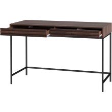 Schreibtisch >Lykke< in Braun - 120x76x50cm (BxHxT)