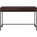 Schreibtisch >Lykke< in Braun - 120x76x50cm (BxHxT)
