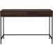 Schreibtisch >Lykke< in Braun - 120x76x50cm (BxHxT)
