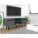 Lowboard >Oskar< in Grau - 140x53x39cm (BxHxT)