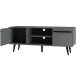 Lowboard >Oskar< in Grau - 140x53x39cm (BxHxT)