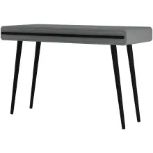 Schreibtisch >Oskar< in Grau - 120x77x50cm (BxHxT)