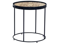 Beistelltisch >Rune< in braun - 46x47x46cm (BxHxT)