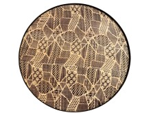 Beistelltisch >Rune< in braun - 46x47x46cm (BxHxT)