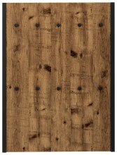 Wandgarderobe >Knut< in Natur - 75x100x3cm (BxHxT)