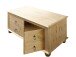 Couchtisch >Jørgen< in Natur, Kiefer - 100x40x50cm (BxHxT)
