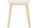 Beistelltisch >Aksel< in Weiß, MDF/Kiefer - 52x59x38cm (BxHxT)