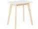 Beistelltisch >Aksel< in Weiß, MDF/Kiefer - 52x59x38cm (BxHxT)