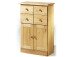 Badkommode >Arvid< in Natur, Kiefer - 60x90x30cm (BxHxT)