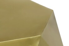 Beistelltisch >Einar< in Goldene, Metall - 51x41x51cm (BxHxT)