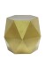 Beistelltisch >Einar< in Goldene, Metall - 51x41x51cm (BxHxT)