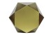 Beistelltisch >Einar< in Goldene, Metall - 51x41x51cm (BxHxT)