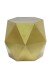Beistelltisch >Einar< in Goldene, Metall - 51x41x51cm (BxHxT)