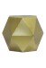 Beistelltisch >Einar< in Goldene, Metall - 51x41x51cm (BxHxT)