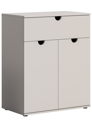 Schuhkommode >Evora< in Lightgrey - 80x95x40cm (BxHxT)
