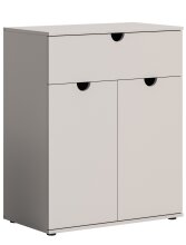 Schuhkommode >Evora< in Lightgrey - 80x95x40cm (BxHxT)