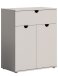 Schuhkommode >Evora< in Lightgrey - 80x95x40cm (BxHxT)