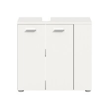 Waschbeckenunterschrank >Lana< in Weiß - 65x62x31cm (BxHxT)