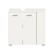 Waschbeckenunterschrank >Lana< in Weiß - 65x62x31cm (BxHxT)