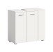 Waschbeckenunterschrank >Lana< in Weiß - 65x62x31cm (BxHxT)