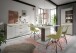 Sideboard >Falcona< in Nox Oak Dunkel / Hellgrau - 167x86x40cm (BxHxT)