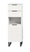 Hochschrank >Riff< in Weiß - 35x110x34cm (BxHxT)
