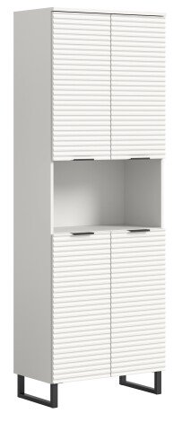 Hochschrank >Riff< in Weiß - 70x193x34cm (BxHxT)