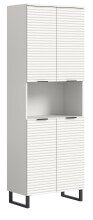 Hochschrank >Riff< in Weiß - 70x193x34cm (BxHxT)