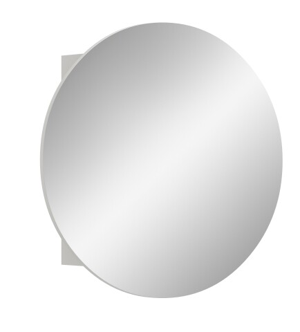 Badezimmerspiegelschrank >Riff< in Weiß - 70x70x18cm (BxHxT)