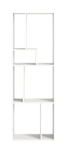 Regal >Tommy< in Weiß - 54x159x28cm (BxHxT)