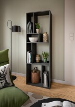 Regal >Tommy< in Grau - 159x54x28cm (BxHxT)