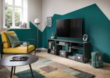 Regal >Tommy< in Grau - 159x54x28cm (BxHxT)