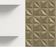 Wandboard >Prisma< in Weiß - 140x53x17cm (BxHxT)