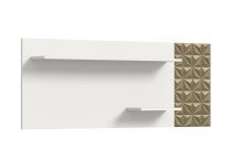 Wandboard >Prisma< in Weiß - 140x53x17cm (BxHxT)