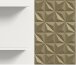 Wandboard >Prisma< in Weiß - 140x53x17cm (BxHxT)