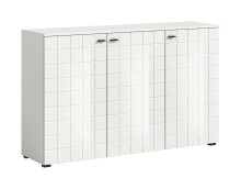 Sideboard >Monte< in Weiß / Weiß...