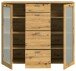 Kommode >Xeno< in Artisan Eiche - 135x115x37 (BxHxT)