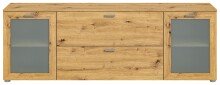 Lowboard >Xeno< in Artisan Eiche - 180x62x37 (BxHxT)