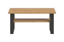 Couchtisch >Seattle< in Grau / Artisan Eiche -...