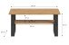 Couchtisch >Seattle< in Grau / Artisan Eiche - 90x42x50cm (BxHxT)