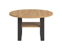 Couchtisch >Seattle< in Grau / Artisan - 75x42x75cm (BxHxT)