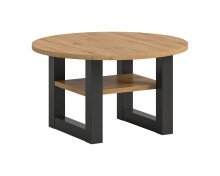 Couchtisch >Seattle< in Grau / Artisan - 75x42x75cm...
