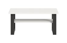 Couchtisch >Seattle< in Grau / Weiß - 90x42x50cm (BxHxT)