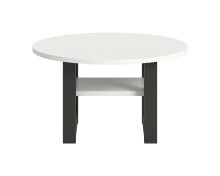 Couchtisch >Seattle< in Grau / Weiß - 75x42x75cm (BxHxT)