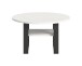Couchtisch >Seattle< in Grau / Weiß - 75x42x75cm (BxHxT)