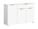 Kommode >Ray< in Weiß, Spannplatte/Spannplatte - 135x86x40cm (BxHxT)