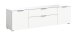 Kommode >Ray< in Weiß, Spannplatte/Spannplatte - 179x51x40cm (BxHxT)