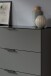 Kommode >Ray< in Anthrazit, Spannplatte/Spannplatte - 135x112x40cm (BxHxT)